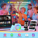 Karaoke Machine for Kids, Toys for 3-12 Years Old Girls Gifts, Kids Karaoke Microphone Machine Toy, Best Fun Christmas Birthday Gifts for 5 6 7 8 9 10 11 Years Teens Girl Boys Blue 2 Mic by TinyTreasures Baby Boutique