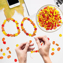YQUQWN 200 PCS Fall Polymer Clay Beads Thanksgiving Maple Leaf Pumpkin Clay Beads for Jewelry Making Autumn Necklace DIY Bracelet Fall Accessories Party Supplies Craft Kits by TinyTreasures Baby Boutique