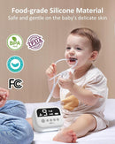 HEYVALUE Nasal Aspirator for Baby, Hospital Grade Nose Sucker with 9 Levels Suction, Night Light and Nursery Rhyme Soothing Function, Electric Nose Suction for Baby with Food-Grade Silicone Tips by TinyTreasures Baby Boutique