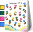 SHLINCO Teachers' Day Thank You Gifts, Suitable for Kindergarten, Primary and Middle School Classroom Souvenirs, Fingerprint Art Canvas DIY, Year-End Gifts for Class Teachers by TinyTreasures Baby Boutique