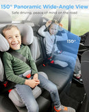 Baby Car Monitor for Backseat, 7" Touchscreen Camera Baby Camera with USB Plug and Play Easy Setup, 150° Wide Angle, Night Vision, Flexible 360 Rotation by TinyTreasures Baby Boutique