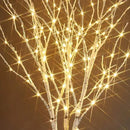 Fudios Lighted Branches 150 LED Fairy Lights with Timer 32in Plug in, Electric Lit White Birch Twigs for Vase Christmas Inside Outside Decor 1 Set by CozyNest Decor
