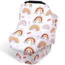 Rquite All-in-1 Car Seat Cover Baby, Carseat Covers for Girl Boy, Stretchy Soft Infant Car Seat Cover, Multi-use Baby Carrier Cover, Car Seat Canopy, Stroller Sun Shade, Nursing Breastfeeding Cover by TinyTreasures Baby Boutique