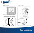 Orbit 57894 4-Station Outdoor Swing Panel Sprinkler System Timer by GreenHaven Gardens