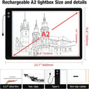 Zocelight Rechargeable A2 Light pad for Diamond Painting,A2 Light Board with 5200mAh Battery,6 Levels Dimming/3 Color temperatures 5500 Lux Super Bright Light Box for Drawing,Sketching,Animation by TinyTreasures Baby Boutique
