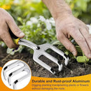 5 Pcs Gardening Tools Set with Heavy Duty Cast-Aluminium Heads and Non-Slip Rubber Grip, Including Transplanting Spade, Trowel, Cultivator, Pruner and Gardening Gloves, Great Gift for Woman by GreenHaven Gardens