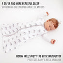Baby Sleep Sack 1.0 TOG, Organic Cotton Baby Wearable Blanket with Two-Way Zipper, Swaddle Transition Baby Sleeping Bag, All-Season Sleep Sack for Newborn Infant Toddler Boy Girl, 2-Pack by TinyTreasures Baby Boutique