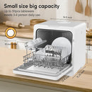 Countertop Mini Portable Dishwasher Tabletop Small Dishwasher with 5L Built-in Water Tank No HookupNeeded, Baby Care & Air-Drying Function，3 Place Set Capacity for Apartments Dorms Camping RVs by TinyTreasures Baby Boutique