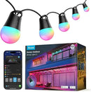 Govee Smart Outdoor String Lights 2, 144ft Outdoor Lights with Dimmable Warm White LED Bulbs, 47 Scene Modes for Patio, Backyard, Balcony, IP65 Waterproof, Works with Alexa, App Control by CozyNest Decor