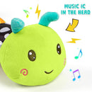 Baby Stuffed Animal Toys for 0-6 6-12 Months, Baby Musical Caterpillar Tummy Time Toys for Babies 3 6 9 12 18 Months, Newborn Infant Sensory Toys Christmas Gifts Stocking Stuffers by TinyTreasures Baby Boutique