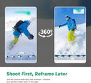 AKASO 360 Weatherproof 360° Action Camera - 5.7K 360 Video with 1/2" 48MP Sensors, 72MP 360 Photo, 360-SuperSmooth, 2.29" Touchscreen, Invisible Selfie Stick Effect, 360° Horizon Lock, AI Tracking by TinyTreasures Baby Boutique