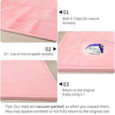 ACOMOPACK Baby Play Mat for Floor 1.3" Thick Memory Foam Play Mat 39"×59" Tummy Time Crawling with Non-Slip Bottom for Living Room,Nursery,Soft Velvet Playpen Mats for Kids,Infants（Pink） by CozyNest Decor
