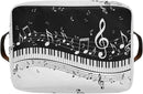 Black White Music Rectangular Storage Basket Organizer Bin Shelf Baskets For Clothes Gifts For Home Office Dorm by GreenHaven Gardens