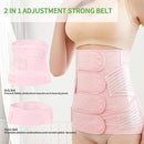 2 in 1 Postpartum Belly Band Wrap Pink, C-Section Support Belt Large, Post Partum Support Recovery Waist/Pelvis Belt, Hysterectomy Belly Band Binder Girdle Stomach by TinyTreasures Baby Boutique