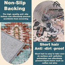 Washable Area Rug 9'x12' Retro Boho Design Non-Shedding Easy Care Ideal for High Traffic Areas in Living Room Bedroom Office Coffee Table Kitchen Large Carpet by TinyTreasures Baby Boutique