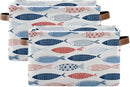 Fish Rectangular Storage Basket Organizer Bin Shelf Baskets For Clothes Gifts For Home Office Dorm by GreenHaven Gardens
