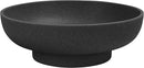 Large Decorative Resin Bowl, Modern Handicraft Bowls for Home Decor, Decorative Fruit Bowl for Kitchen Counter, Stylish Key Bowl for Entry Table, Artificial Stone Black by CozyNest Decor