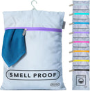 MUMI Travel Laundry Bag – Moisture & Smell-Proof Wash Bag with Folding Hanger & Outer Pouch | Large Washable Bags for Suitcase, Gym & Packing | Clothes Organizer for Trips & Storage - Purple by TinyTreasures Baby Boutique