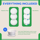 Eco-Baby Universal Replacement Keys for Magnetic Cabinet Locks [2 Universal Keys] Child Safety for Drawers and Cabinets - 2 Keys for Child Proof Kitchen Bathroom Cabinet Locks by TinyTreasures Baby Boutique