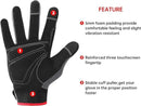 DULFINE Flex Grip Mechanic Work Gloves for Men,Black and Red Utility Safety Working Gloves Touch Screen,Excellent Grip,Ideal for Working on Cars and Outdoor Jobs(X-Large) by GreenHaven Gardens