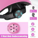 Kids Bike Helmet Set Adjustable Helmet for Ages 3-15 Kids Toddler Boys Girls Youth, Multi-Sport Bicycle Skateboarding Football Rollerskating Scooter Rollerblade Balance Bike Helmets by TinyTreasures Baby Boutique