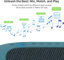NOBIS Clip N1 Portable Bluetooth Speaker with App, Beat Mode, Up to 24H Playtime, IP68 Waterproof, BT 5.3, HD Sound, Stereo Pairing, Custom EQ, Perfect for Outdoor, Home and Adventure (Blue) by TinyTreasures Baby Boutique