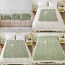 WESHIONGOO Chunky Knit Blanket Throw 50"×60" Knitted Throw Blankets for Couch Bed Fluffy Soft Blanket with Jumbo Chenille Yarn Thick 100% Handmade (Sage Green) by CozyNest Decor
