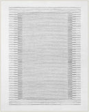 Wonnitar Washable Striped 8x10 Rugs for Living Room, Non-Slip Soft Grey Berber Stripe Bedroom Rug, Low Pile Minimalist Floor Carpet for Dining Room Living Room Office Department (Grey, 8' x 10') by CozyNest Decor