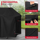 Unicook Grill Cover Compatible with Weber Genesis 400 Series, Heavy Duty Waterproof Outdoor BBQ Cover, Fade Resistant Barbecue Protector, Compared to Weber 7758, Fits Grills up to 69 Inches Wide by GreenHaven Gardens