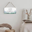 SENJIAN Christian Decor Bible Verse Wall Decor, I Can Do All Things Through Christ, Modern Farmhouse Sign Scripture Printed Wood Sign Wall Art Religious Decoration for Home Office Bathroom Bedroom by CozyNest Decor