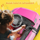 Hetoy Kids Ride On Car with Remote, Licensed Land Rover Kids Electric Car, Ride On Toys for Kids 3-8 with Mp3 Player, Rocking, Pull Rod, Pink by TinyTreasures Baby Boutique