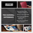 Dunwell Photo Album 8x10 (Ruby) with Black Mounting Paper, 8 x 10 Photo & Art Portfolio Presentation Book, 24 Clear Sleeves, Each Shows 48 Pages, Professional Photography Book for Pictures, Artwork by TinyTreasures Baby Boutique