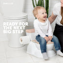 Real Feel 2-in-1 Potty with Wipes Storage, Flushing Sounds & Disposable Liners - Realistic Toilet - Easy to Clean & Assemble - Jool Baby (Pink) by TinyTreasures Baby Boutique