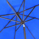 EliteShade USA 10-Year-Non-Fading 9Ft Market Umbrella Patio Umbrella Outdoor Table Umbrella with Ventilation,Royal Blue by GreenHaven Gardens