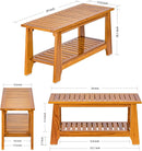 NNN 24" Commercial Teak Shower Bench - 8 Non-Slip Leveling Feet & 350 lbs Capacity | Rock-Solid Stability for Seniors & Spa Safety | Waterproof Design for Saunas/Outdoor Pools (Patented) by TinyTreasures Baby Boutique