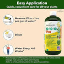10-10-10 Fertilizer for All Purpose Plants - Liquid Fertilizer with Seaweed Kelp&Iron - Plant Food Outdoor & Indoor Plant Food, Vegetables, Flowers, Lawn & Garden 10 10 10 Fertilizer 1x8oz by GreenHaven Gardens