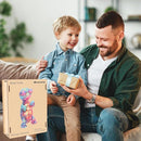 Wooden Puzzle for Adults, Ninja Turtle Wooden Jigsaw Puzzles (11.7 * 23.6in-500pcs), Unique Shape Animal Adult Puzzles,Irregular Wood Puzzles Best Gift for Adults and Kids Family Game by TinyTreasures Baby Boutique