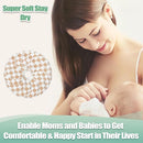 wegreeco Nursing Breast Pads (14 Pack) + Laundry Bag & Travel Storage Bag, 4.7 inch Option - Washable & Reusable Breastfeeding Nursing Pads (Light Coffee Checkerboard, Large, Plain Shape) by TinyTreasures Baby Boutique