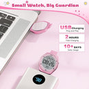 Kids Watches for Girls Boys Digital Sport Watch with Step Counter Pedometer Vibration Alarm Clock, No App Waterproof Fitness Tracker Kids Watch Boys Girls Teens Students Ages 5-16 by TinyTreasures Baby Boutique