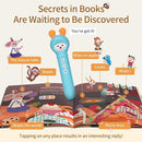 alilo Talking Pen Books Sets for Toddlers 2-6, Kids Learning Electronic Toys, Early Educational Gifts for Boys Girls, with 3 Interactive Audio Sound Books, 100 Talking Flash Cards, Alphabet by TinyTreasures Baby Boutique