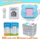 MAYAPHILOS English and French Talking Flash Cards with 510 Sight Words Learning Educational Toys to Learn French Pocket Speech Audible Flashcards for Toddlers by TinyTreasures Baby Boutique