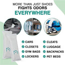 Shoe Deodorizer with Zeolites 2-Pack - Odor Eliminator, Air Freshener, Smell Absorber, Sneakers, Gym Bags, Soccer Cleats, Closets, Pet Area, Reusable - Shoe Deodorant by CozyNest Decor