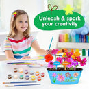 IELEK Paint & Plant Growing Flower Garden Kit for Kids - Arts and Crafts Gardening Set Easter Gifts Kit for Girls & Boys Ages 5, 6, 7, 8, 9, 10, 11 & 12 Year Old by GreenHaven Gardens