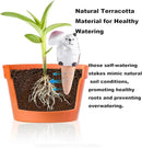 4-Pack Self-Watering Terracotta Spikes for Plants, Automatic Plant Watering Stakes, Keeps Plants Hydrated While You're Away, Ideal for Indoor & Outdoor Use (Hedgehog with Umbrella Design) by GreenHaven Gardens