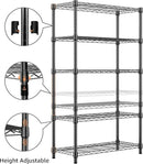 1250 lbs Storage Shelving Utility Shelving Unit 5-Tier Utility Shelving Unit Steel Organizer Wire Rack for Home,Kitchen,Office (13.7" D x 23.6" W x 62.4" H) by CozyNest Decor