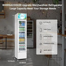 BODEGACOOLER 5.7 Cu.Ft Commercial Beverage Refrigerator,Commercial Cooler Refrigerators Glass Door Display Fridge for Bar,Drink,Tall Drink Cooler for Parties,Slim Single Door Display Fride by CozyNest Decor