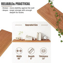 Floating Shelves for Wall, USA-Sourced Cherry Wood 48 Inch Long Wall Shelves, Natural Wooden Wall Mounted Picture Ledge Shelf, Nursery Book Storage Shelf Kids Bookshelf, Display Shelf for Bathroom by TinyTreasures Baby Boutique