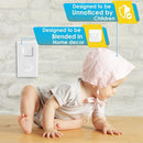 Babepai Outlet Covers Baby Proofing 55-Pack White, Child Proof Electrical Protector Safety Baby Safety Plug Covers by TinyTreasures Baby Boutique