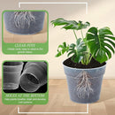 Vesici Large Size Clear Nursery Pots Variety Pack Plant Pots with Drainage Holes Planters for Indoor Plants Flexible Transparent Plastic Plant Bottle Succulents(24 Pcs,3/4/5/6/7/8/9/10 Inch) by GreenHaven Gardens