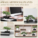 Jexine 4 Pack Artificial Bonsai Tree, Indoor Small Fake Plants in Pots for Home Table Office Desk Bathroom Shelf Bookshelf Bedroom Living Room Farmhouse Decorations by GreenHaven Gardens